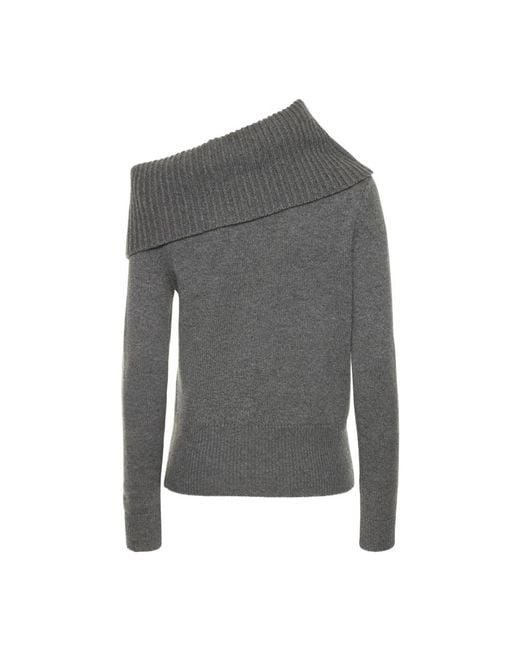 Michael Kors Gray Cashmere Knitwear