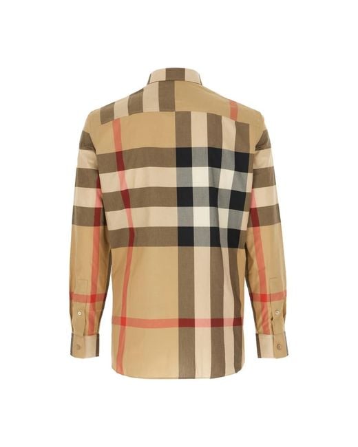 Burberry Stijlvolle Overhemden Voor Mannen En Vrouwen in het Natural voor heren