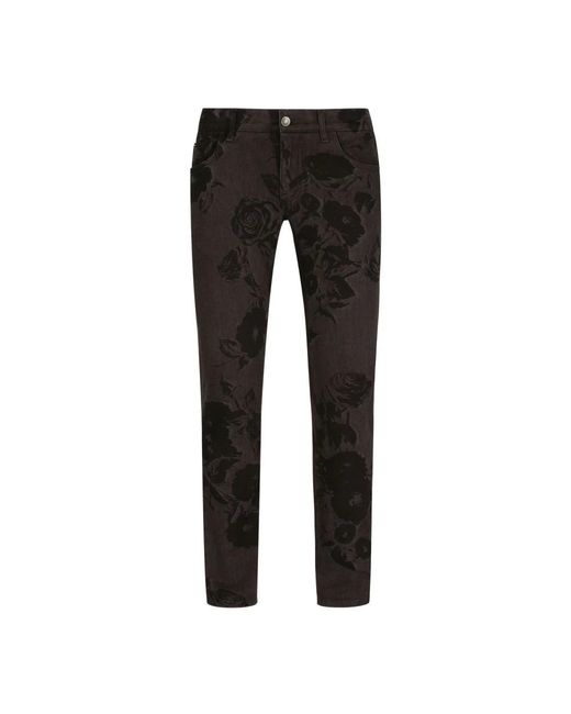Jeans > slim-fit jeans Dolce & Gabbana pour homme en coloris Black