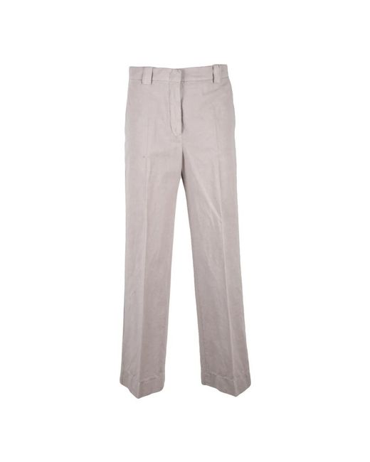 Slowear Broeken ,Katoen Pantalone in het Gray