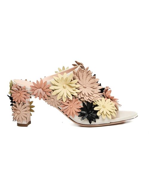 Agl Attilio Giusti Leombruni Metallic Heeled Mules