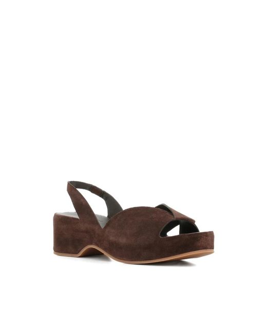 Roberto Del Carlo Brown High Heel Sandals