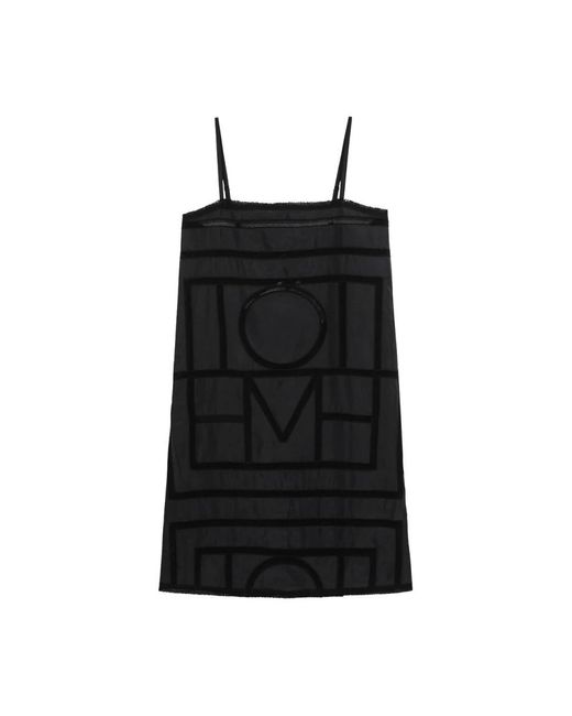 Totême  Monogram Jurk in het Black