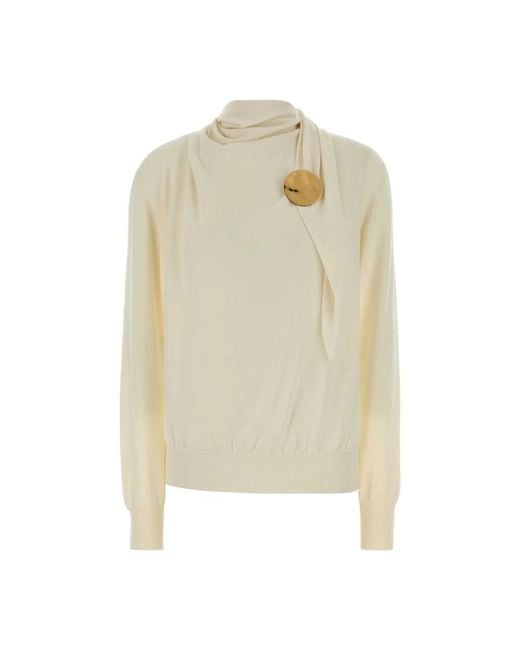 Jil Sander Natural Turtlenecks