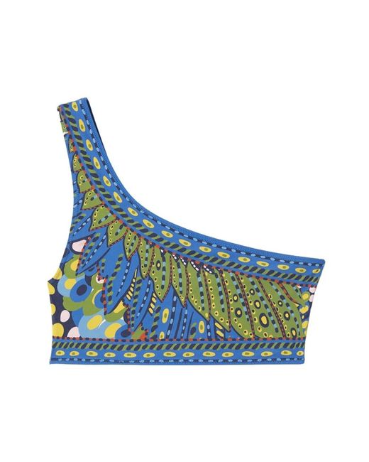 LaDoubleJ Badmode ,Veelkleurig ,Goddess Top in het Blue