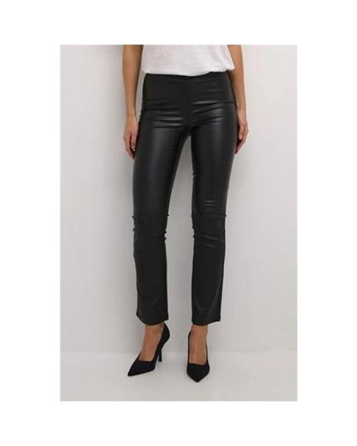 Kaffe Gray Slim-Fit Trousers