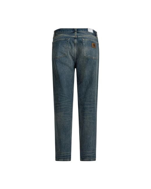 Carhartt Blue Slim Fit Jeans for men