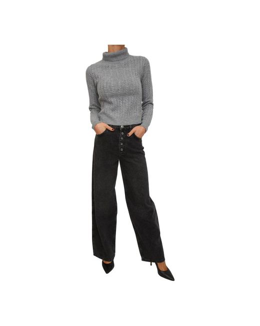 Fracomina Gray Turtlenecks