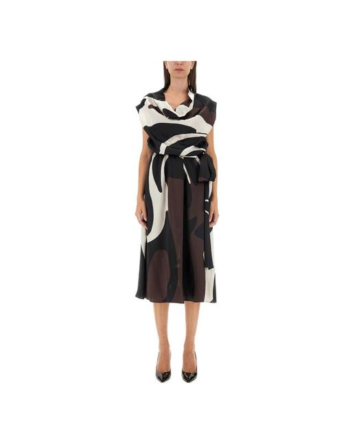 Kiton Black Midi Dresses