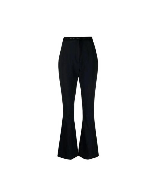 Versace Jeans Couture Black Wide Trousers