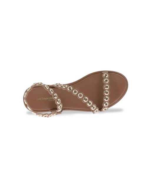 Shoes > sandals > flat sandals Les Tropeziennes en coloris Brown