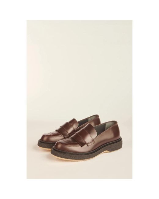Adieu Brown Mokassin-Loafer