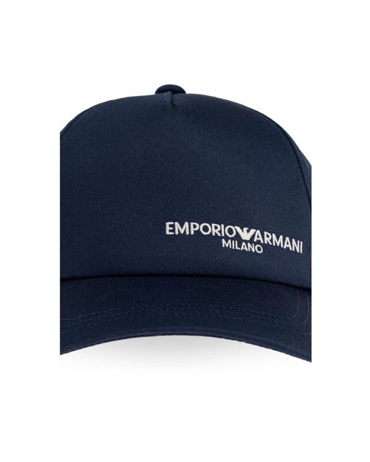 Emporio Armani Blue Hats & Caps