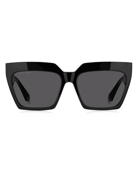 Etro Black Schwarz/Graue Sonnenbrille Modell 0001/S