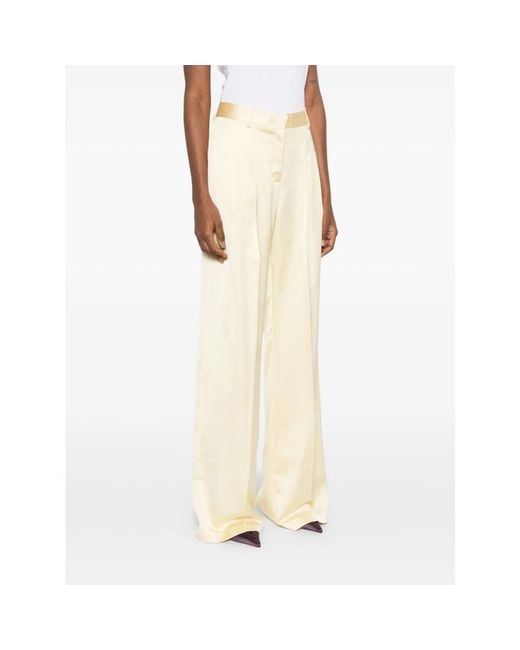 ANDAMANE Natural Wide Trousers
