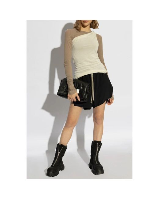 Long Sleeve Tops di Rick Owens in Natural