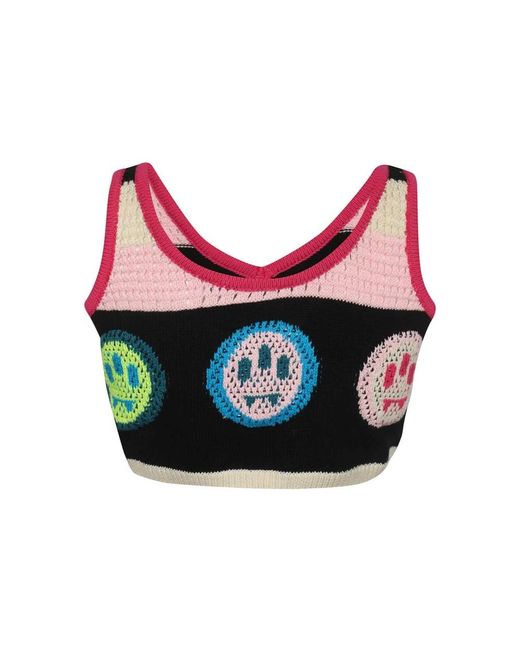 Barrow Red Sleeveless Tops