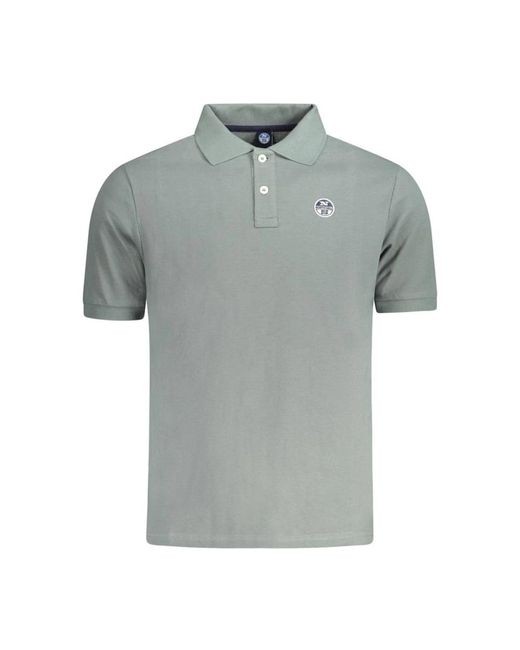 North Sails Gray Polo Shirts for men