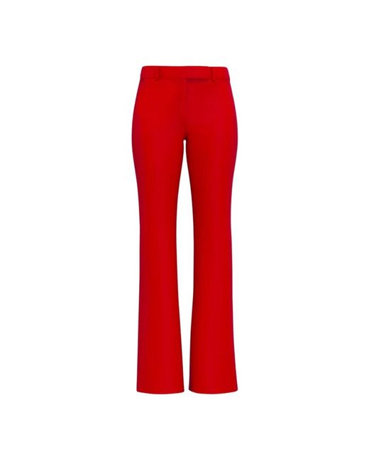 Marella Red Straight Trousers