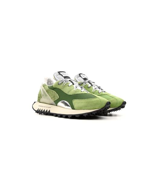 RUN OF Green Sneakers