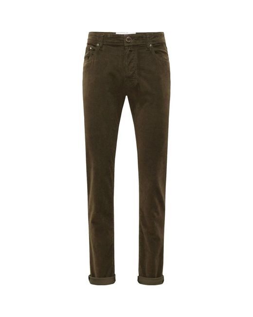 Jacob Cohen Green Slim-Fit Trousers for men