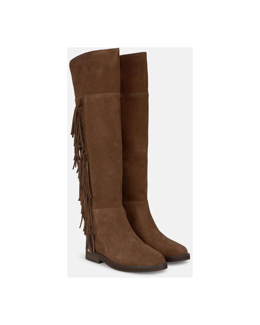 Alma En Pena. Brown High Boots