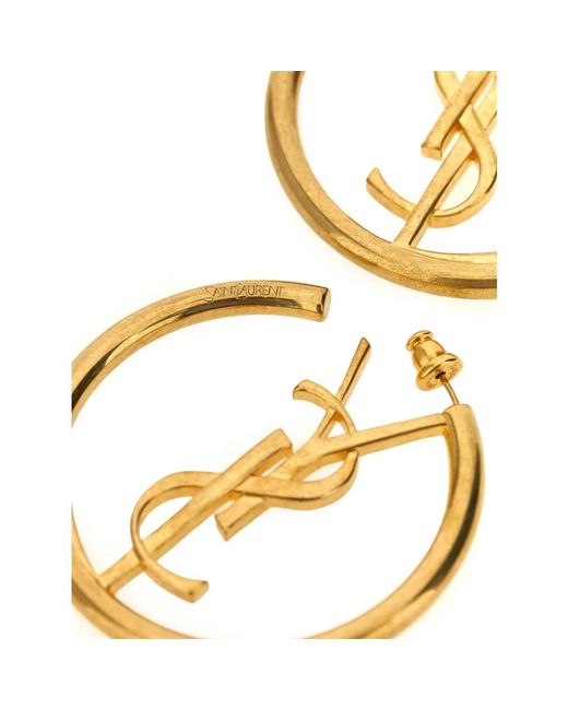 Saint Laurent Metallic Earrings