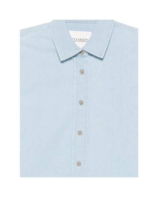 Closed Blue Denim Shirts