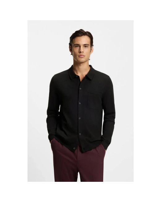 HUGO Truien & Vesten ,Zwart ,Pull in het Black voor heren