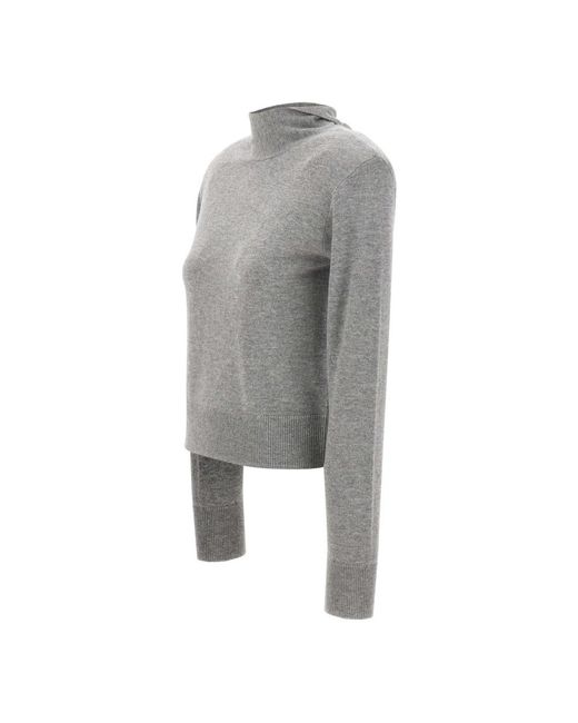 ROTATE BIRGER CHRISTENSEN Gray Turtlenecks