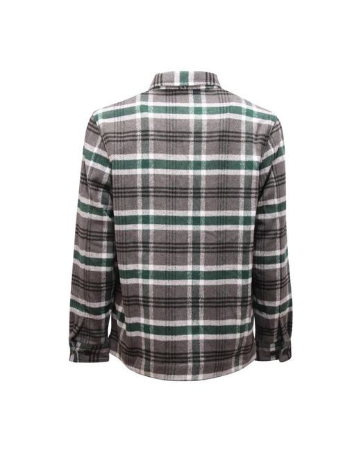 Sun 68 Gray Light Jackets for men