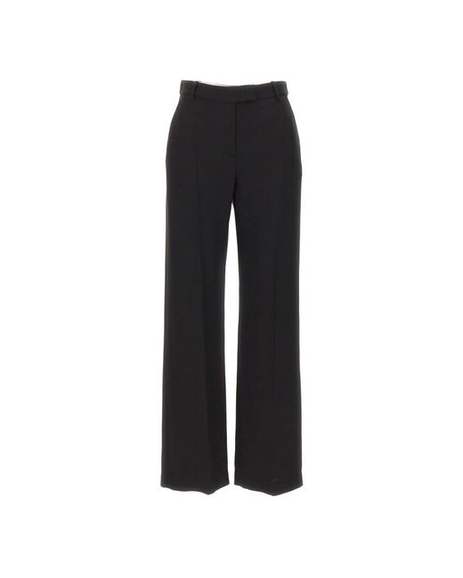 Eleventy Black Straight Trousers