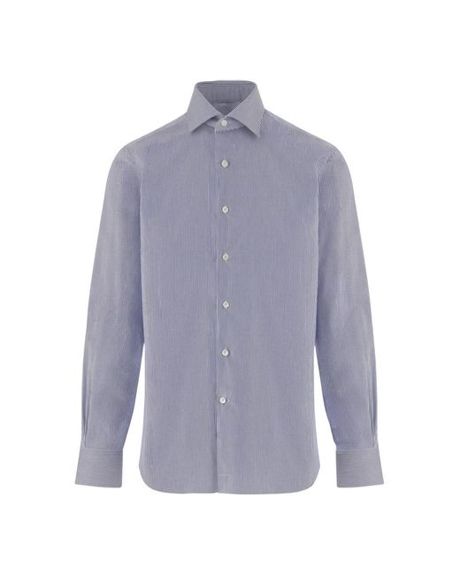 Alessandro Gherardi Blue Formal Shirts for men