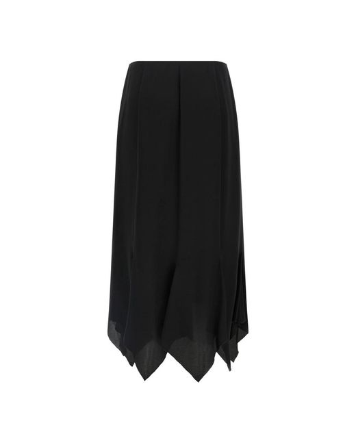 Valentino Garavani Black Midi Skirts