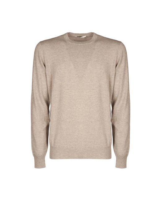 Round-Neck Knitwear FILIPPO DE LAURENTIIS de hombre de color Brown