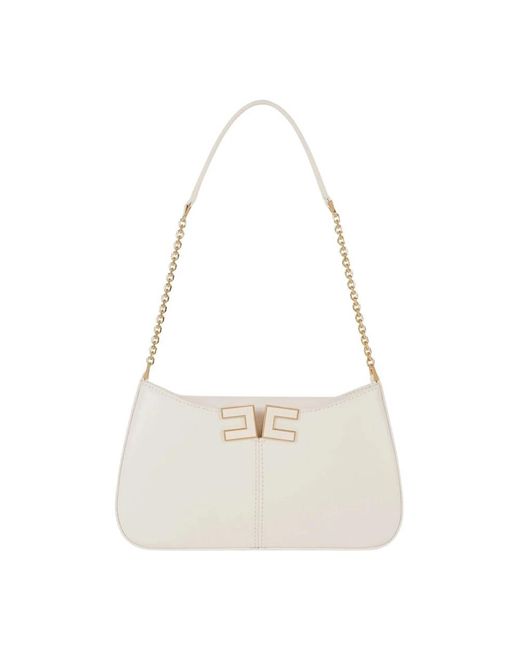 Elisabetta Franchi Natural Shoulder Bags
