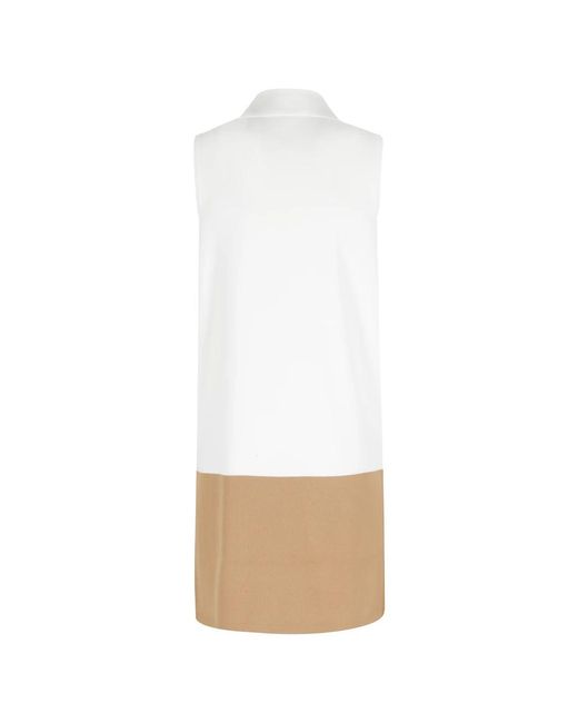 Elisabetta Franchi White Short Dresses