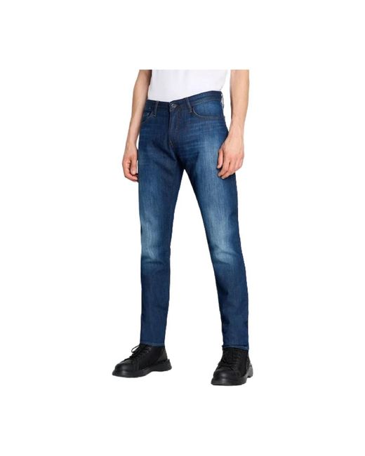 ARMANI EXCHANGE Blue Slim Fit Jeans for men