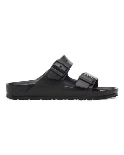 Birkenstock Black Sliders for men