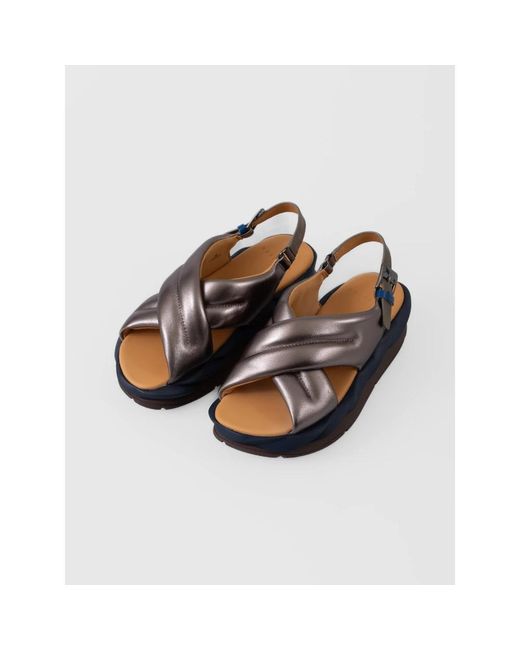 Flat Sandals 4Ccccees en coloris Brown