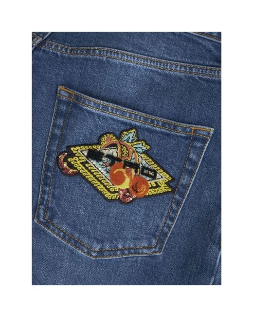 Etro Jeans ,Blauw ,Katoen Klassieke Flared Jeans in het Blue