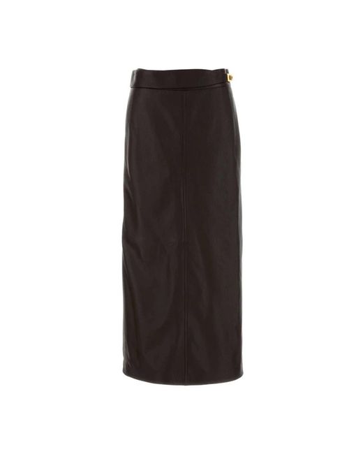 Ferragamo Brown Leather Skirts