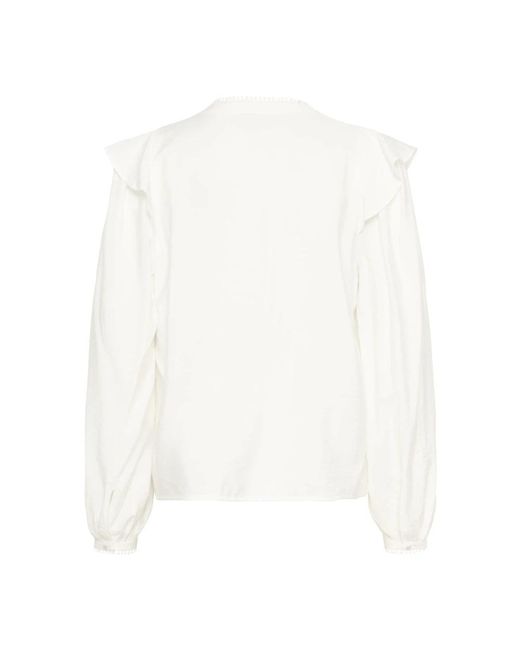 Kaffe Overhemden ,Wit ,Shirt in het White