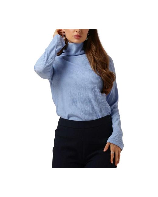 Another Label Oriel Top L/S in het Blue