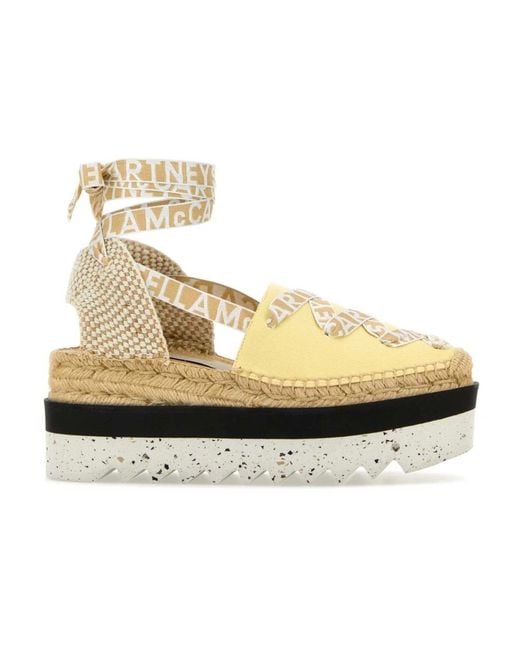 Stella McCartney Metallic Espadrilles