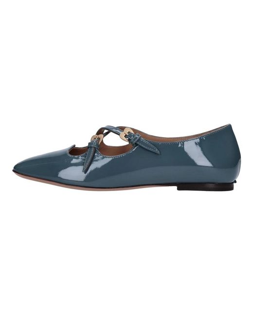 A. BOCCA Blue Flache Schuhe Blau
