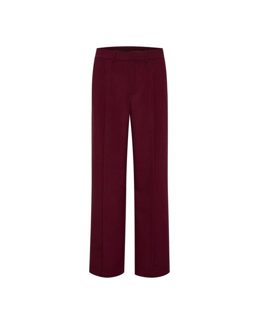 Saint Tropez Red Wide Trousers