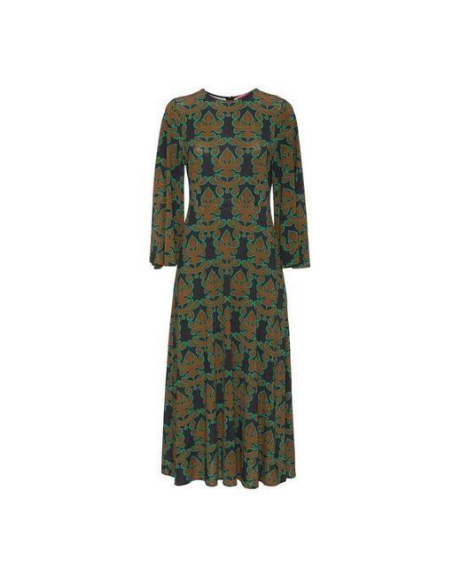 LaDoubleJ Green Sorella Midi Kleid
