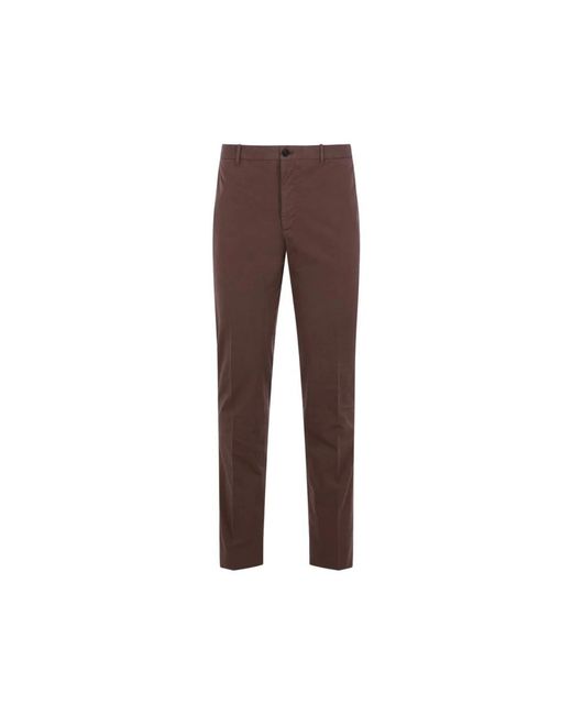 Incotex Chino Broeken in het Brown voor heren
