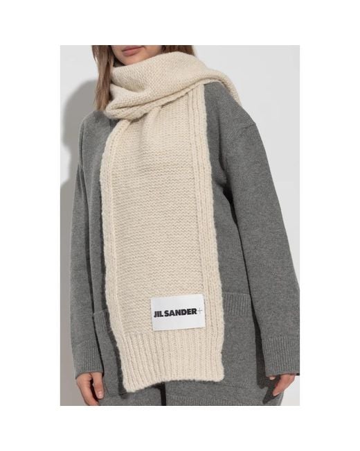 Jil Sander Natural Winter Scarves